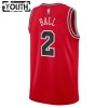 Maillot Enfant Chicago Bulls Lonzo Ball 2 2022-23 Nike Icon Edition Rouge Swingman